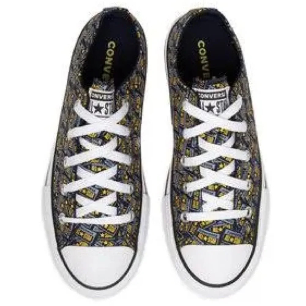 Converse Junior Logo Play Chuck Taylor All Star Obsidian/Blue/Yellow Size 13C